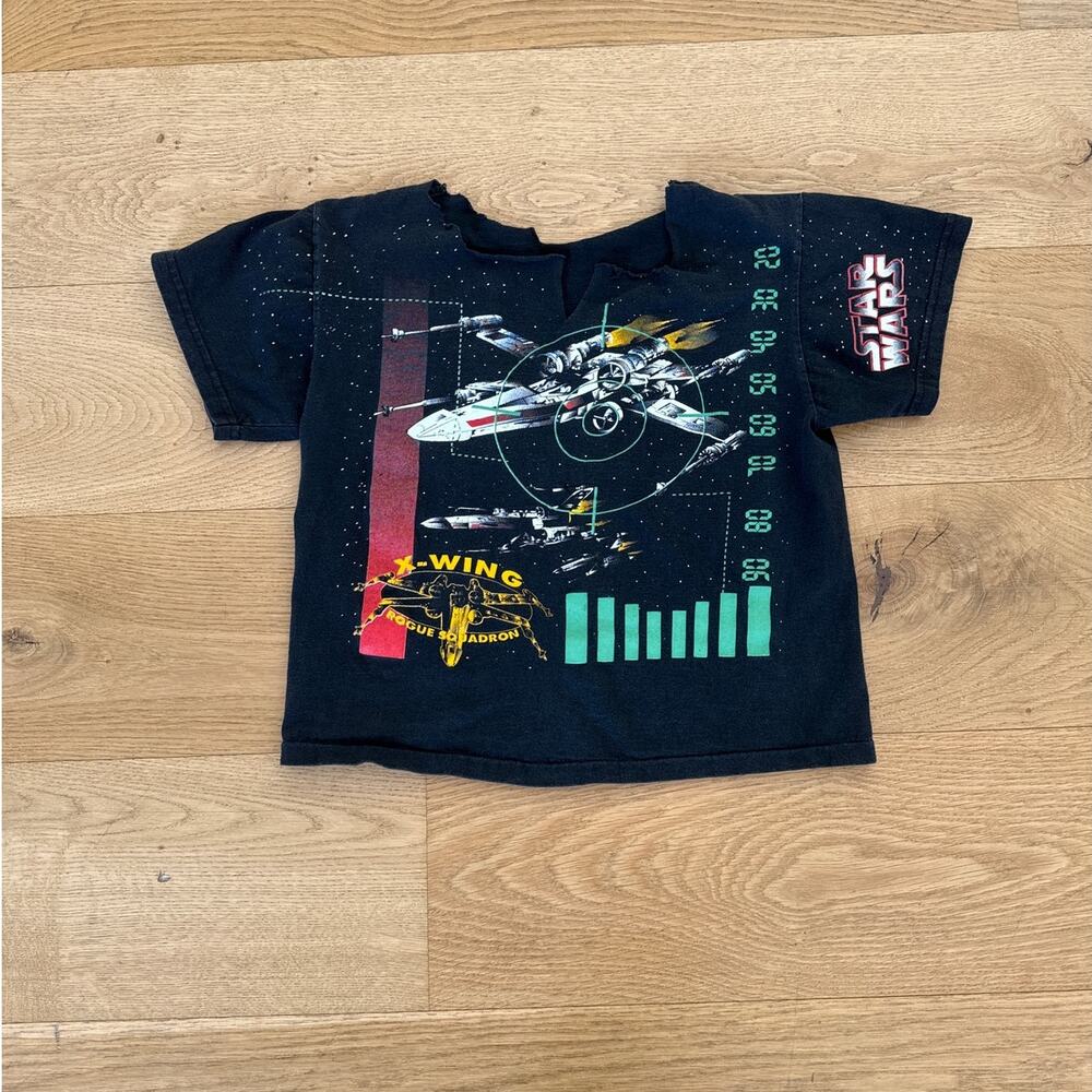 Star Wars - Re Purposed Cut Tee in Faded Black
